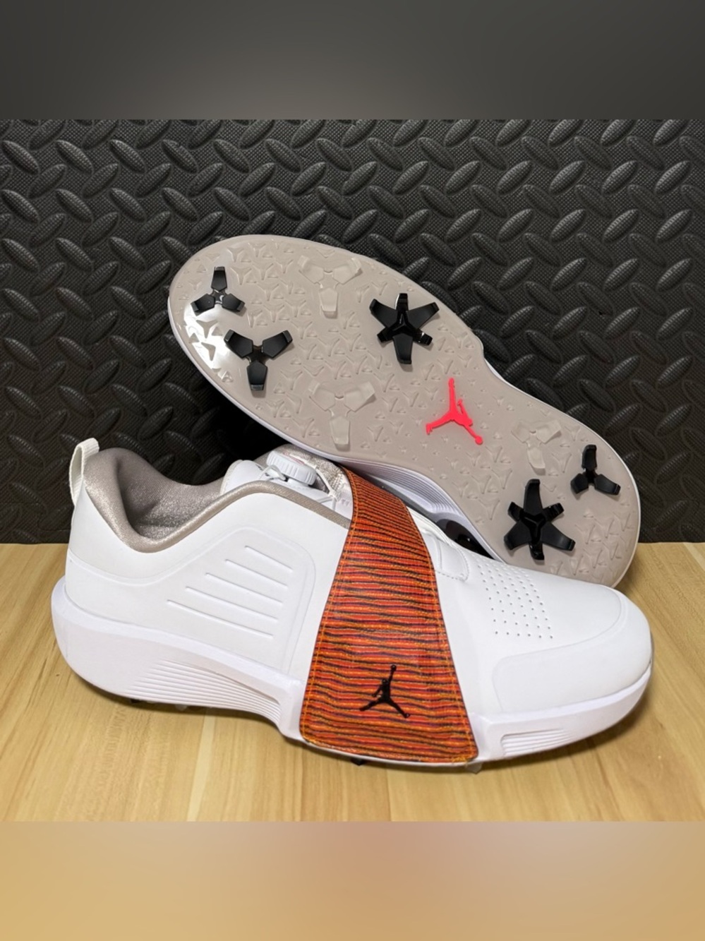 Air Jordan Air Rev White Infrared Golf Shoes FV6338-102 Mens Size 12